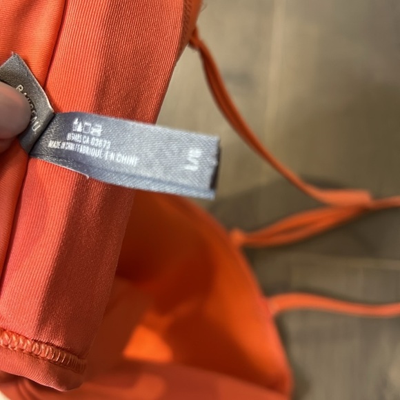 Aerie Crocheted Overlay Coral Bikini Top size L, bottom size M - Picture 11 of 13